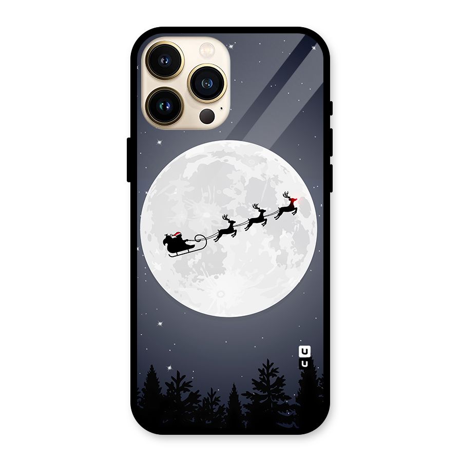 Christmas Nightsky Glass Back Case for iPhone 13 Pro Max