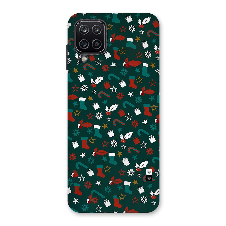 Christmas Pattern Design Back Case for Galaxy A12