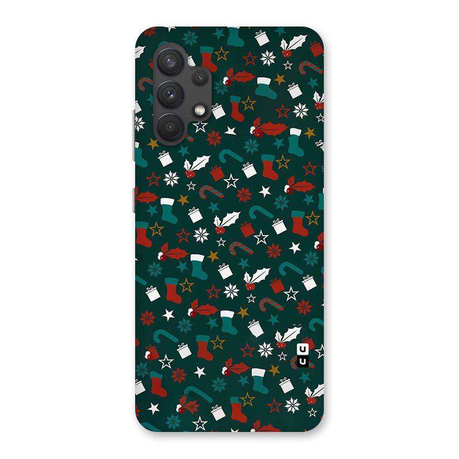 Christmas Pattern Design Back Case for Galaxy A32