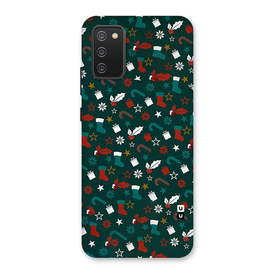 Christmas Pattern Design Back Case for Galaxy M02s