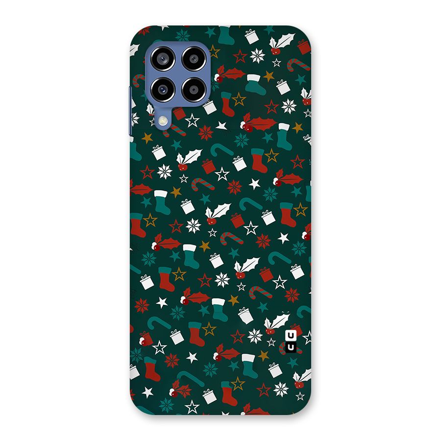 Christmas Pattern Design Back Case for Galaxy M53 5G