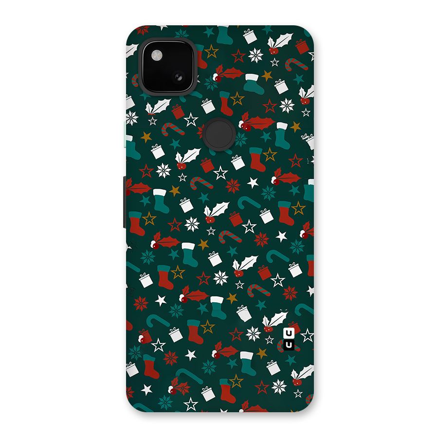 Christmas Pattern Design Back Case for Google Pixel 4a