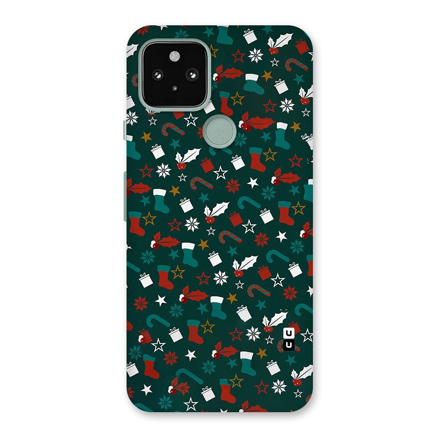 Christmas Pattern Design Back Case for Google Pixel 5