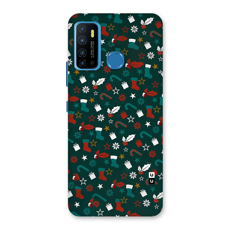 Christmas Pattern Design Back Case for Infinix Hot 9