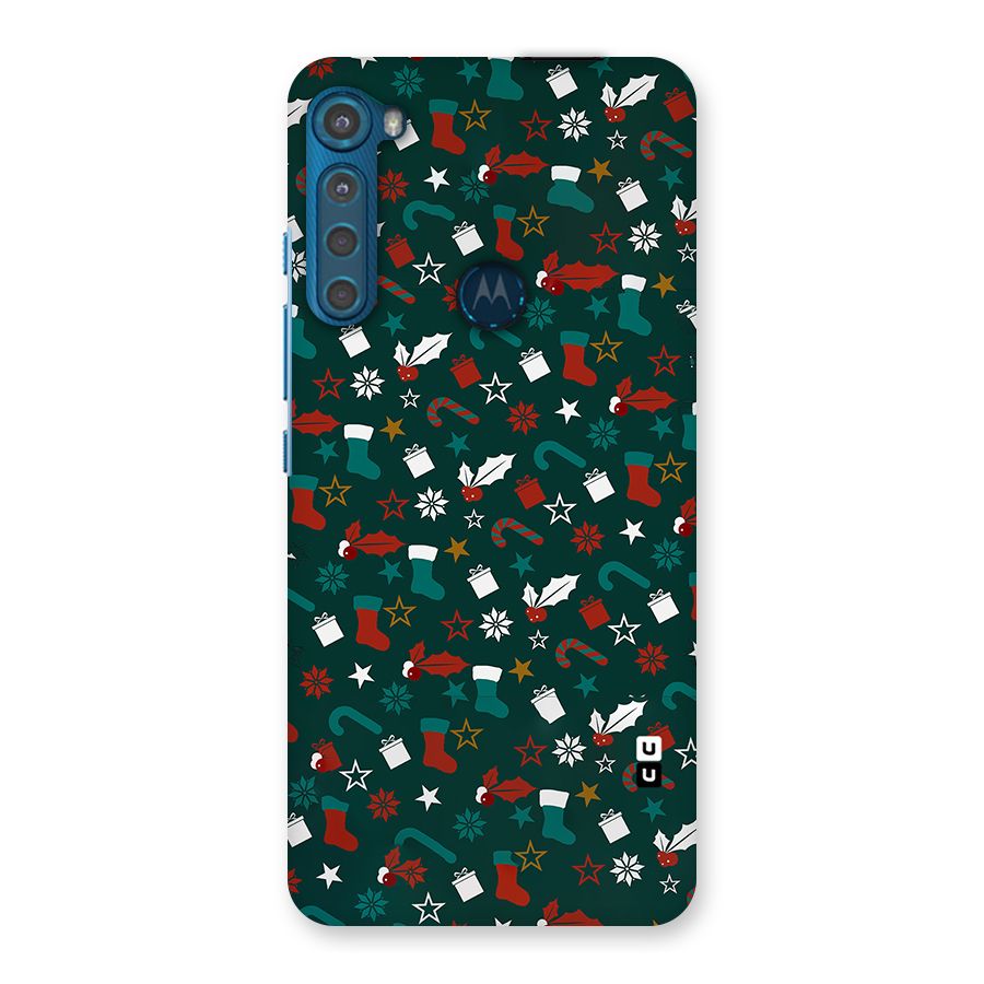 Christmas Pattern Design Back Case for Motorola One Fusion Plus