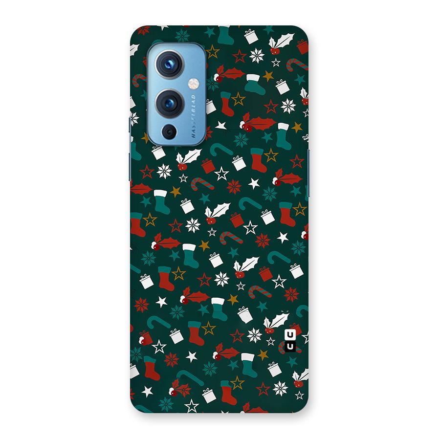 Christmas Pattern Design Back Case for OnePlus 9