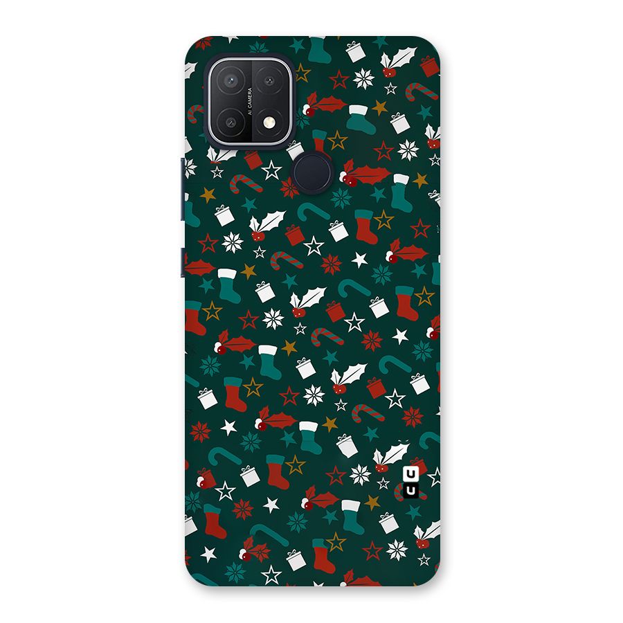 Christmas Pattern Design Back Case for Oppo A15