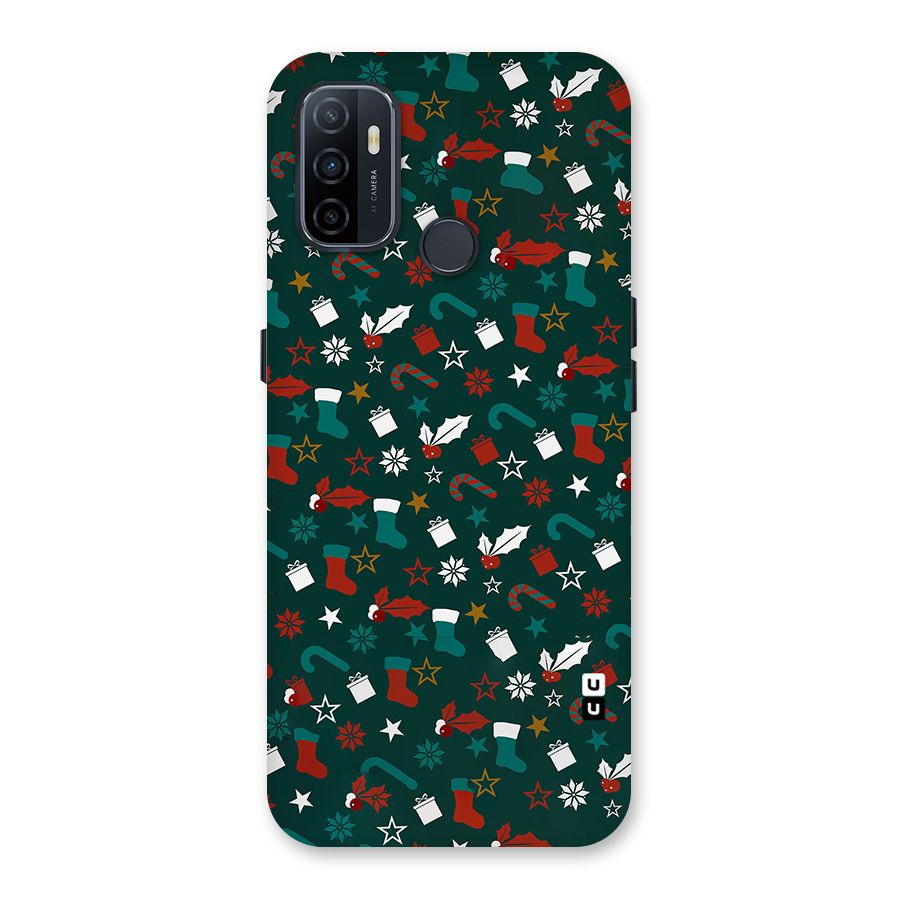 Christmas Pattern Design Back Case for Oppo A32