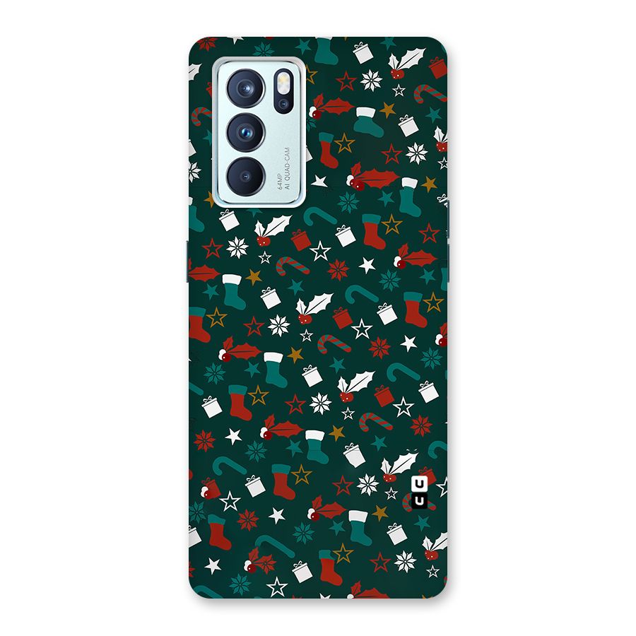 Christmas Pattern Design Back Case for Oppo Reno6 Pro 5G