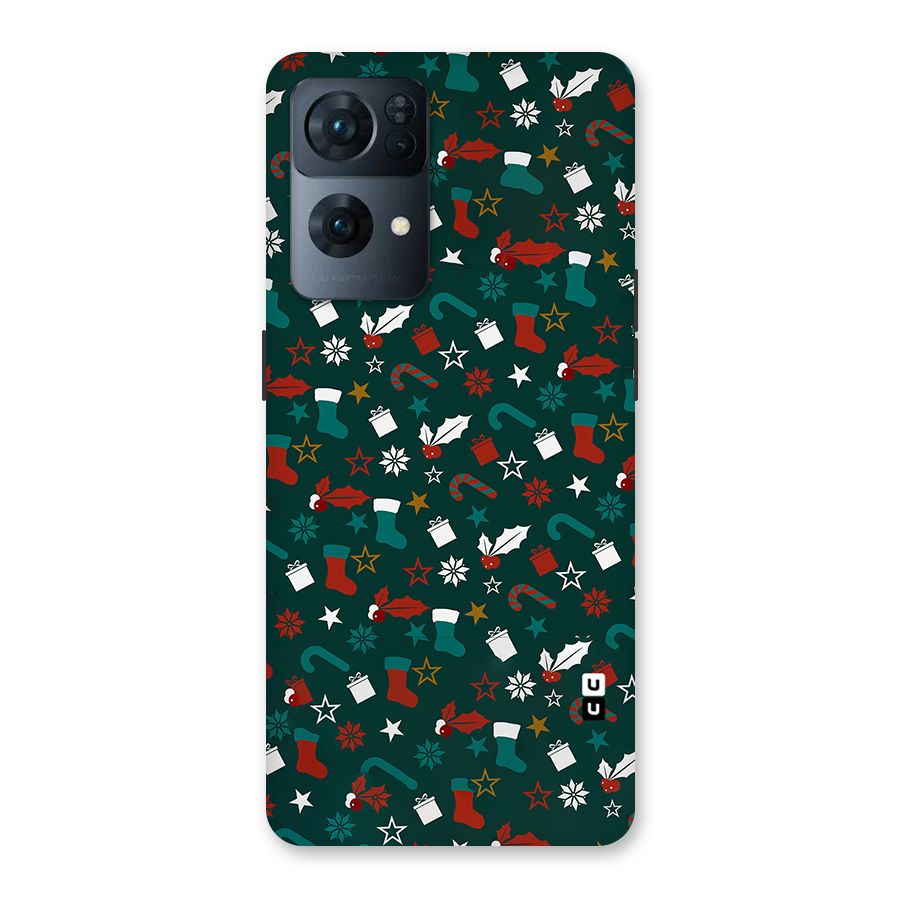 Christmas Pattern Design Back Case for Oppo Reno7 Pro 5G