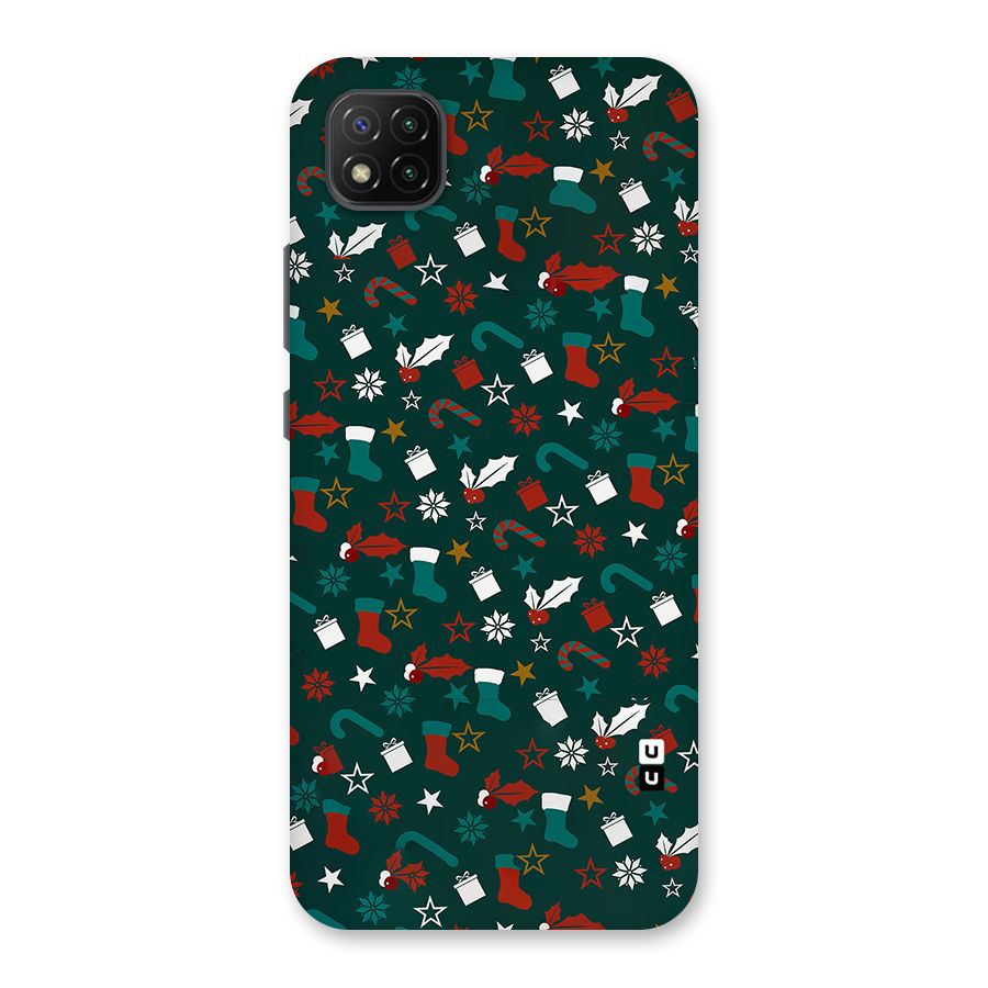 Christmas Pattern Design Back Case for Poco C3