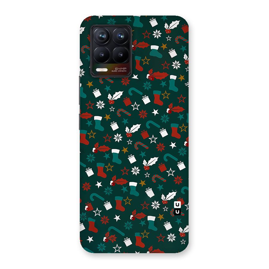 Christmas Pattern Design Back Case for Realme 8