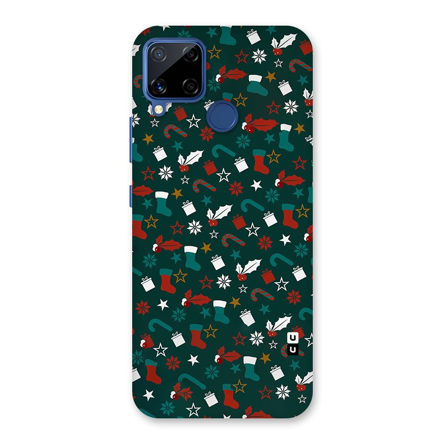 Christmas Pattern Design Back Case for Realme Narzo 30A