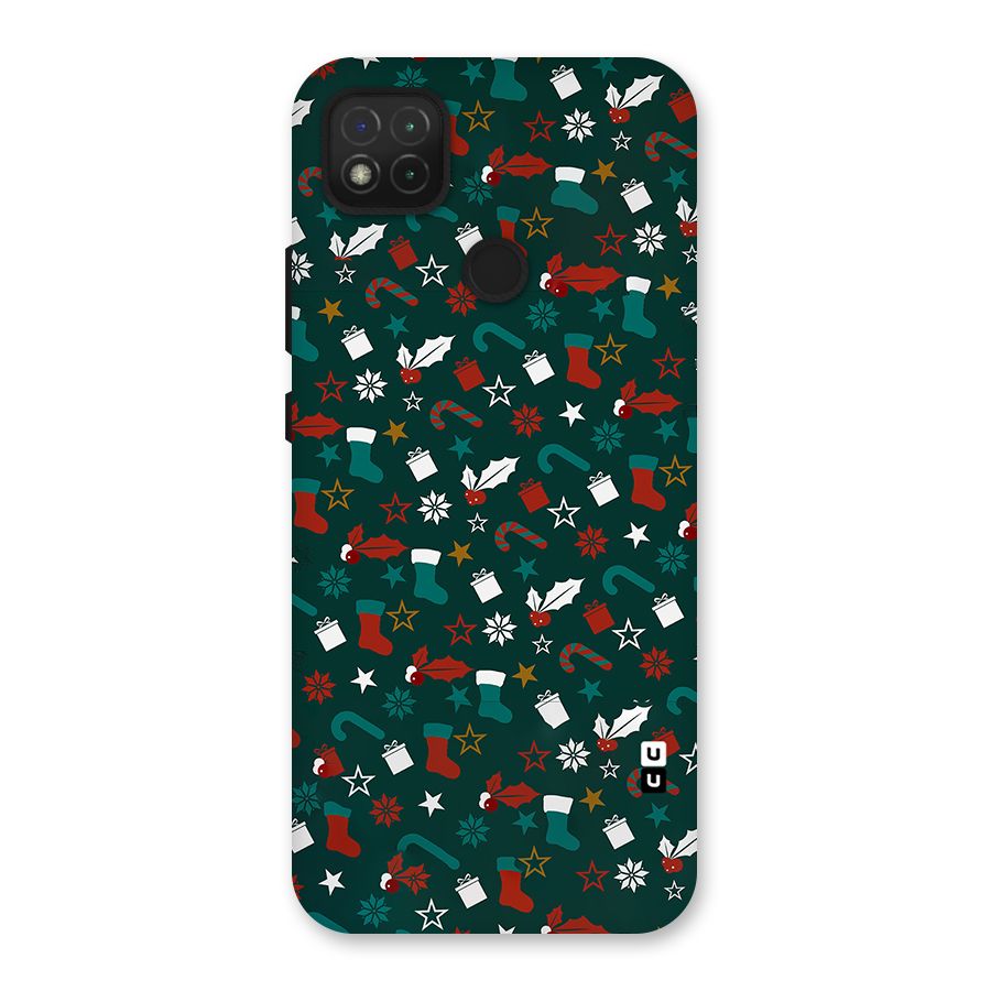Christmas Pattern Design Back Case for Redmi 9