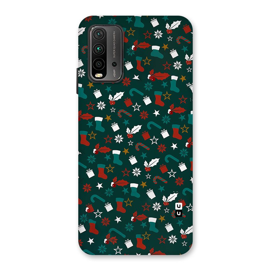 Christmas Pattern Design Back Case for Redmi 9 Power