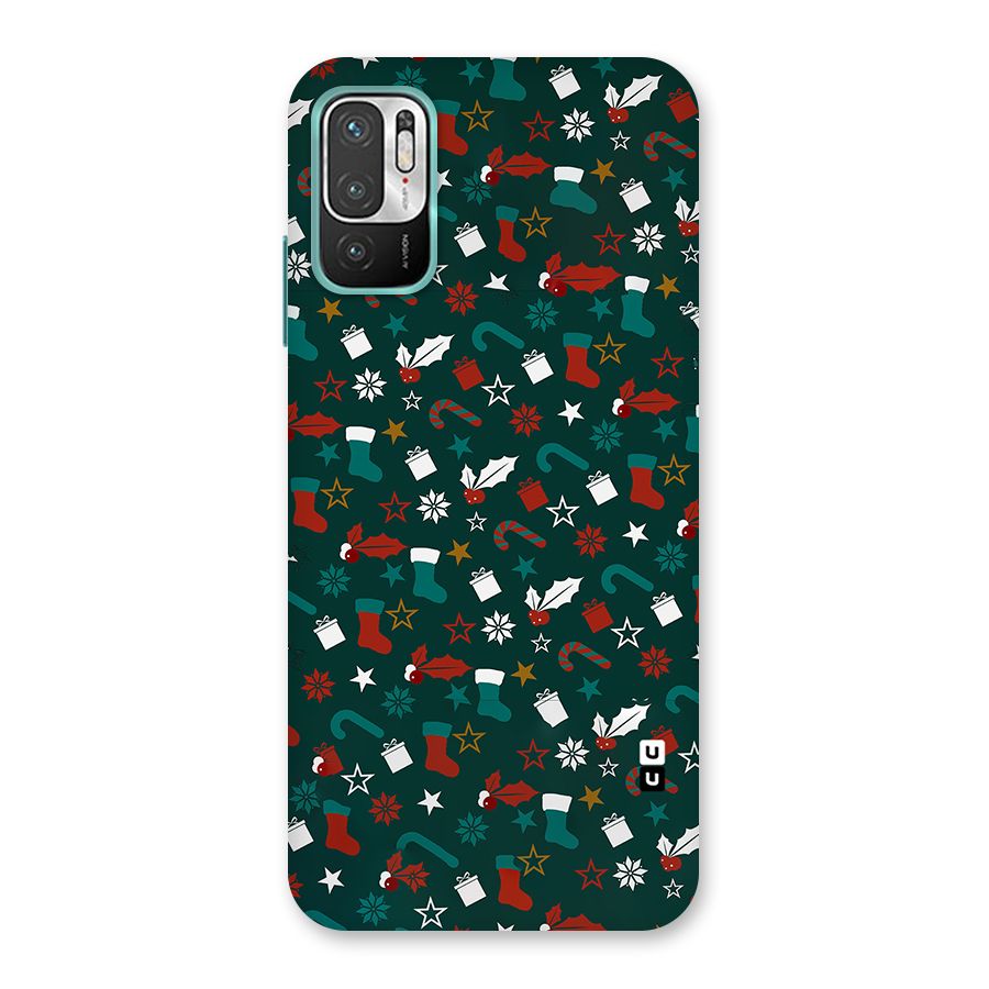Christmas Pattern Design Back Case for Redmi Note 10T 5G