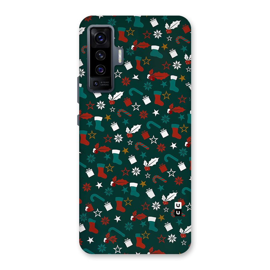 Christmas Pattern Design Back Case for Vivo X50