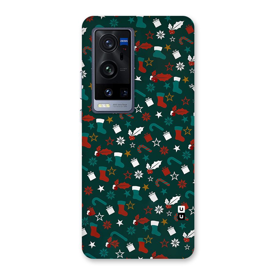 Christmas Pattern Design Back Case for Vivo X60 Pro Plus