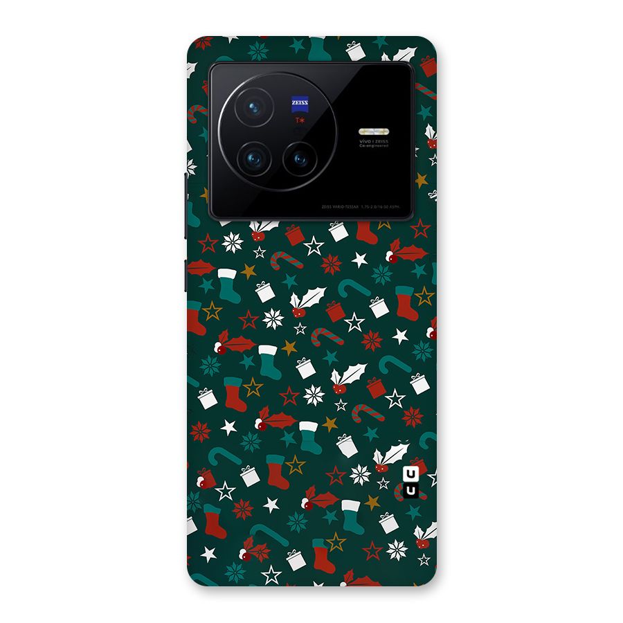 Christmas Pattern Design Back Case for Vivo X80