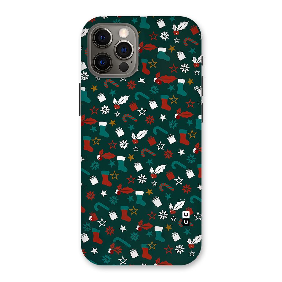 Christmas Pattern Design Back Case for iPhone 12 Pro