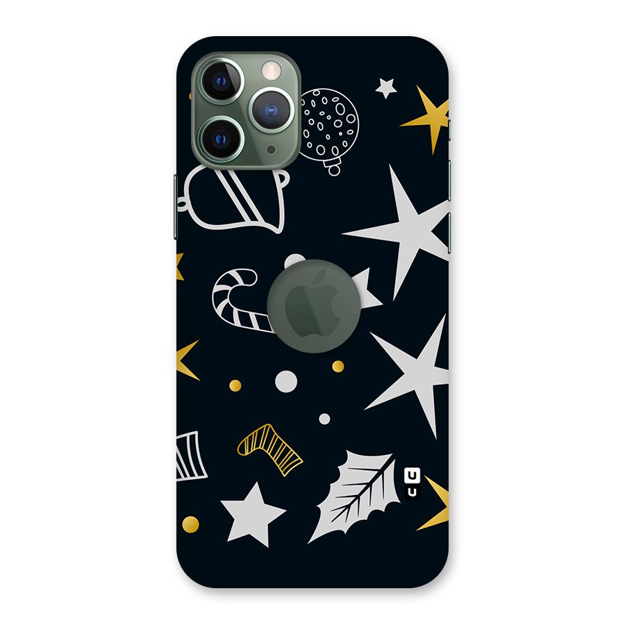 Christmas Special Pattern Back Case for iPhone 11 Pro Logo  Cut