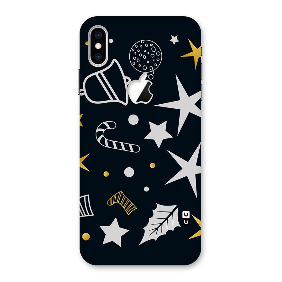 Christmas Special Pattern Back Case for iPhone XS Max Apple Cut