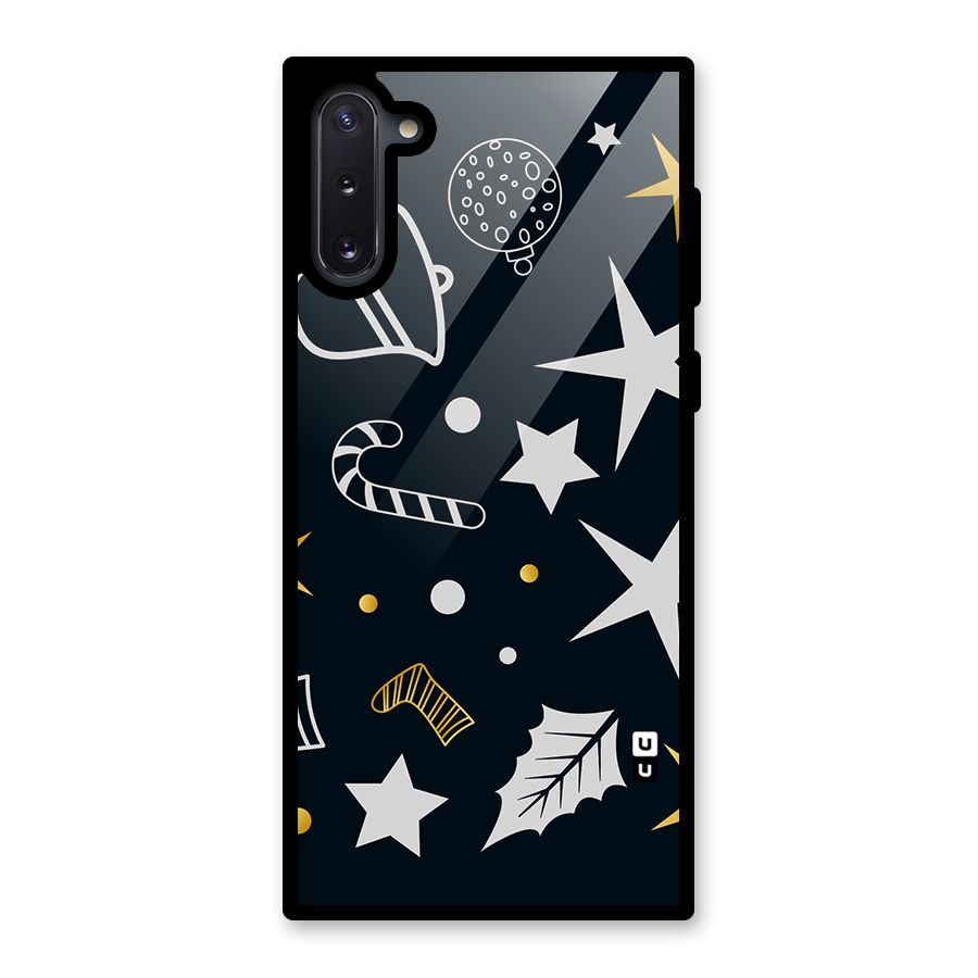 Christmas Special Pattern Glass Back Case for Galaxy Note 10
