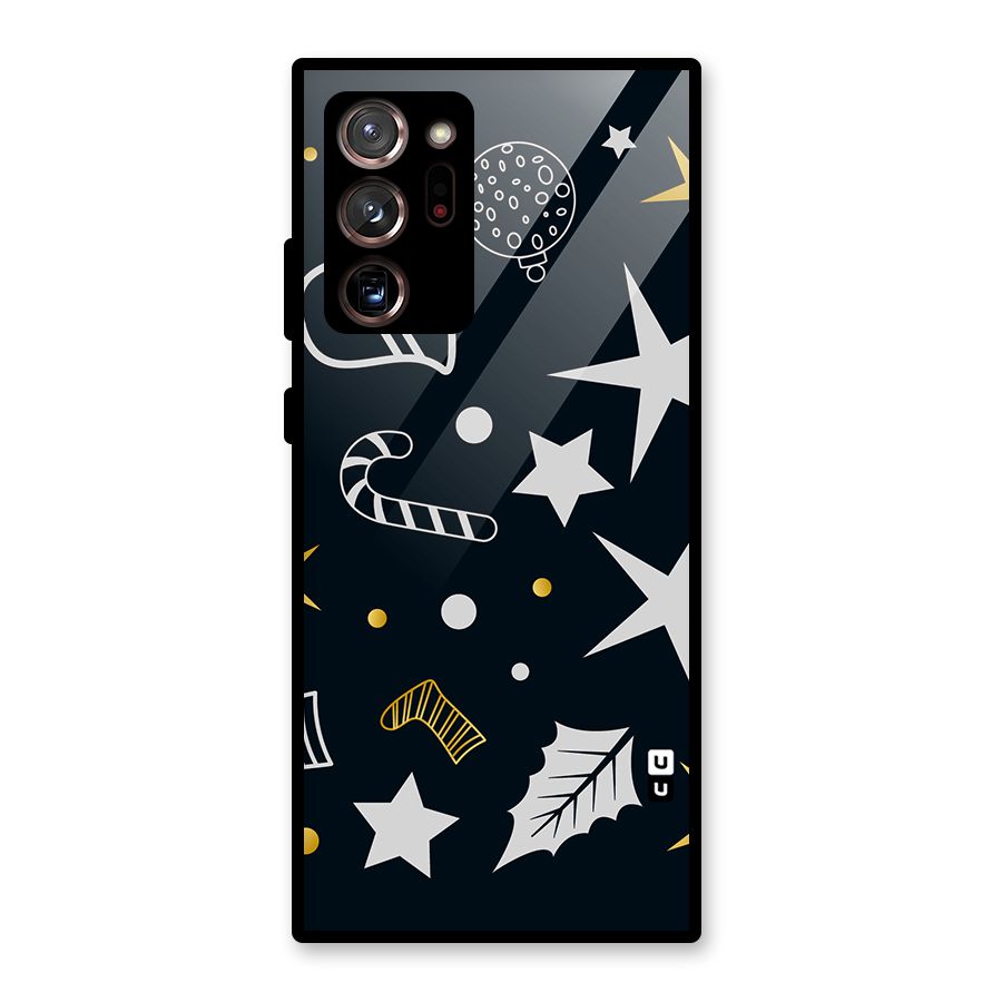 Christmas Special Pattern Glass Back Case for Galaxy Note 20 Ultra