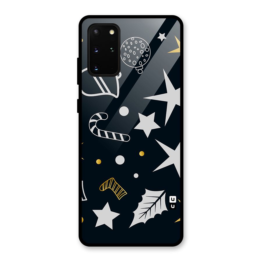 Christmas Special Pattern Glass Back Case for Galaxy S20 Plus
