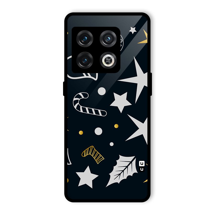 Christmas Special Pattern Glass Back Case for OnePlus 10 Pro 5G