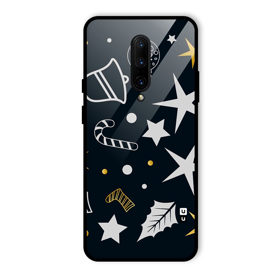 Christmas Special Pattern Glass Back Case for OnePlus 7 Pro
