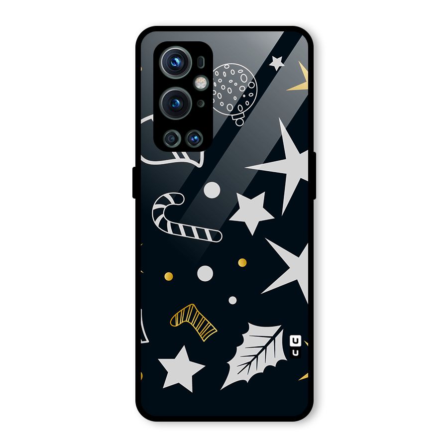 Christmas Special Pattern Glass Back Case for OnePlus 9 Pro