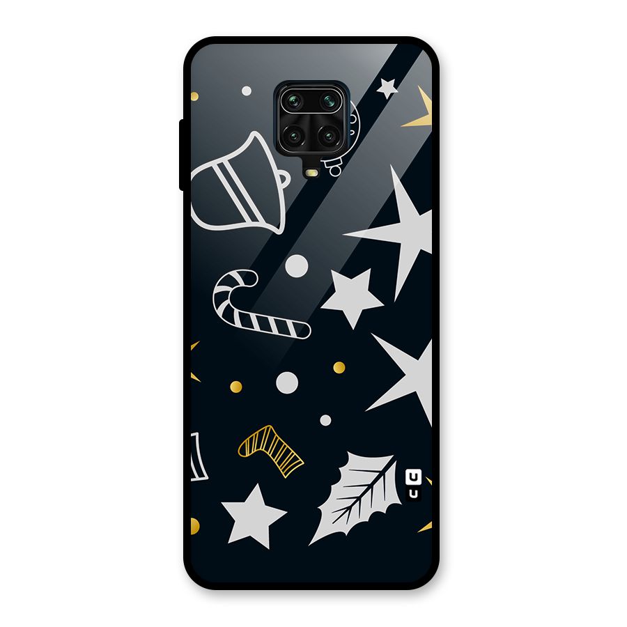 Christmas Special Pattern Glass Back Case for Poco M2 Pro