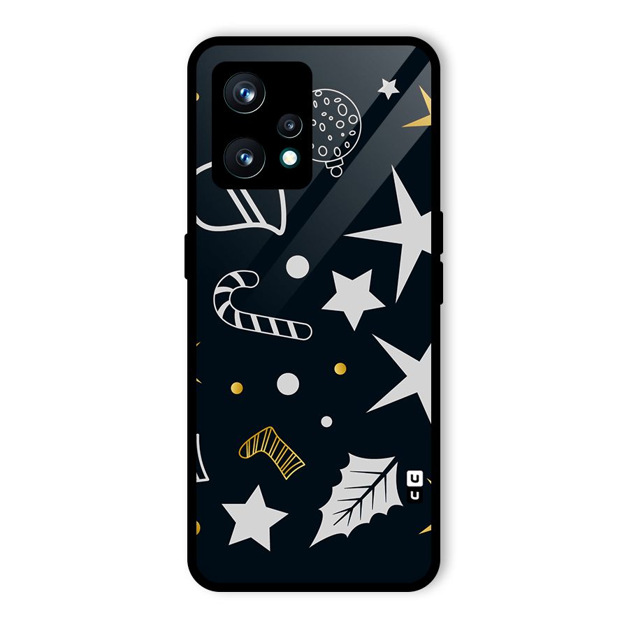 Christmas Special Pattern Glass Back Case for Realme 9 Pro Plus 5G