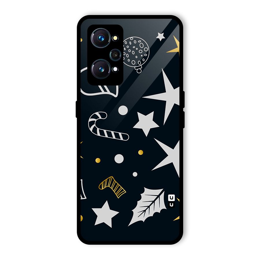 Christmas Special Pattern Glass Back Case for Realme GT 2
