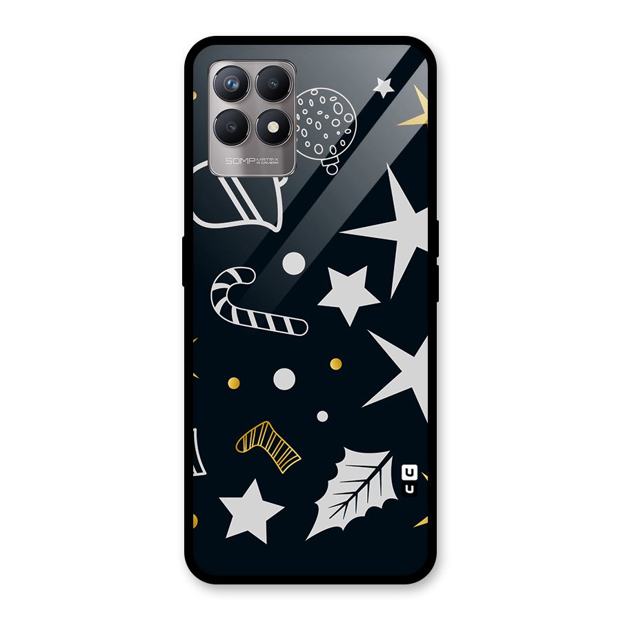 Christmas Special Pattern Glass Back Case for Realme Narzo 50