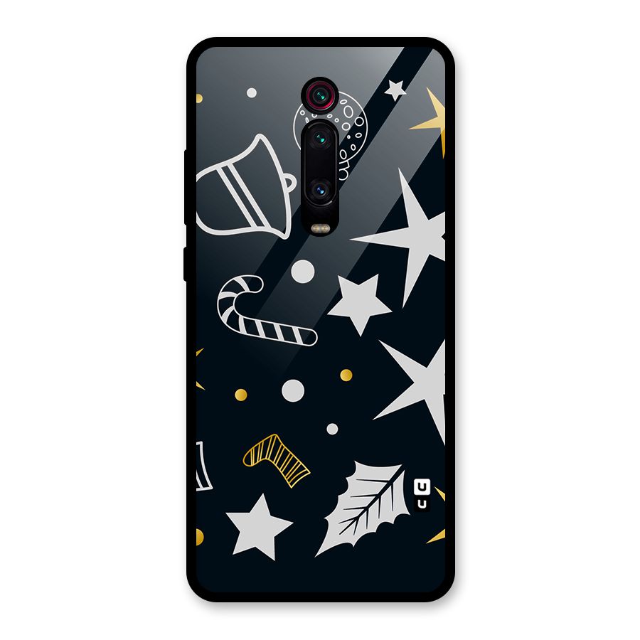 Christmas Special Pattern Glass Back Case for Redmi K20 Pro