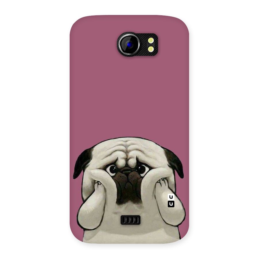 Chubby Doggo Back Case for Micromax Canvas 2 A110