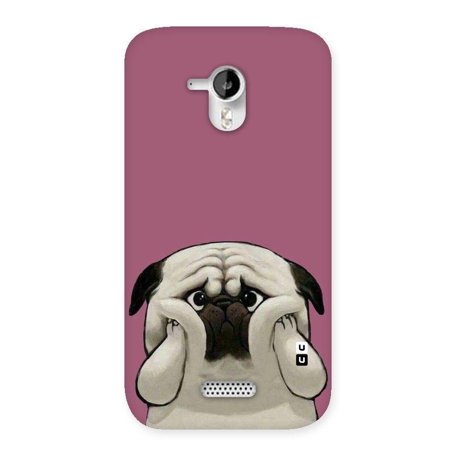 Chubby Doggo Back Case for Micromax Canvas HD A116