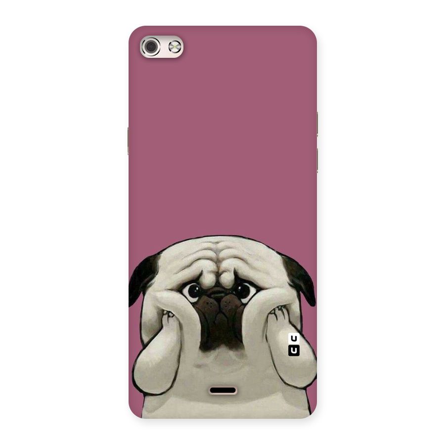 Chubby Doggo Back Case for Micromax Canvas Silver 5