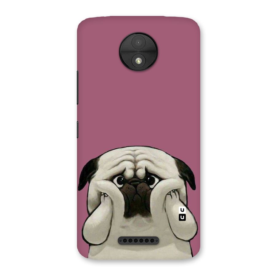 Chubby Doggo Back Case for Moto C