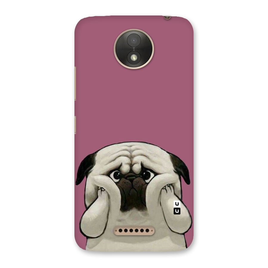 Chubby Doggo Back Case for Moto C Plus