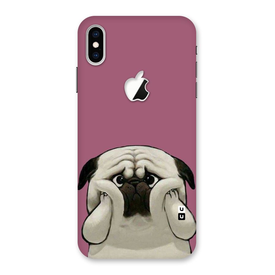 Chubby Doggo Back Case for iPhone XS Max Apple Cut