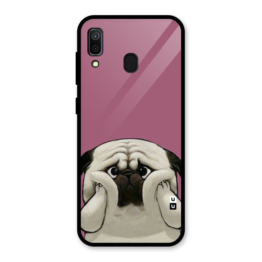 Chubby Doggo Glass Back Case for Galaxy A30