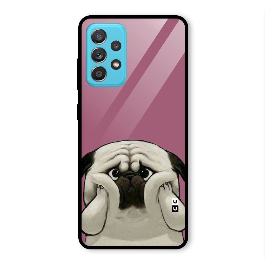 Chubby Doggo Glass Back Case for Galaxy A52