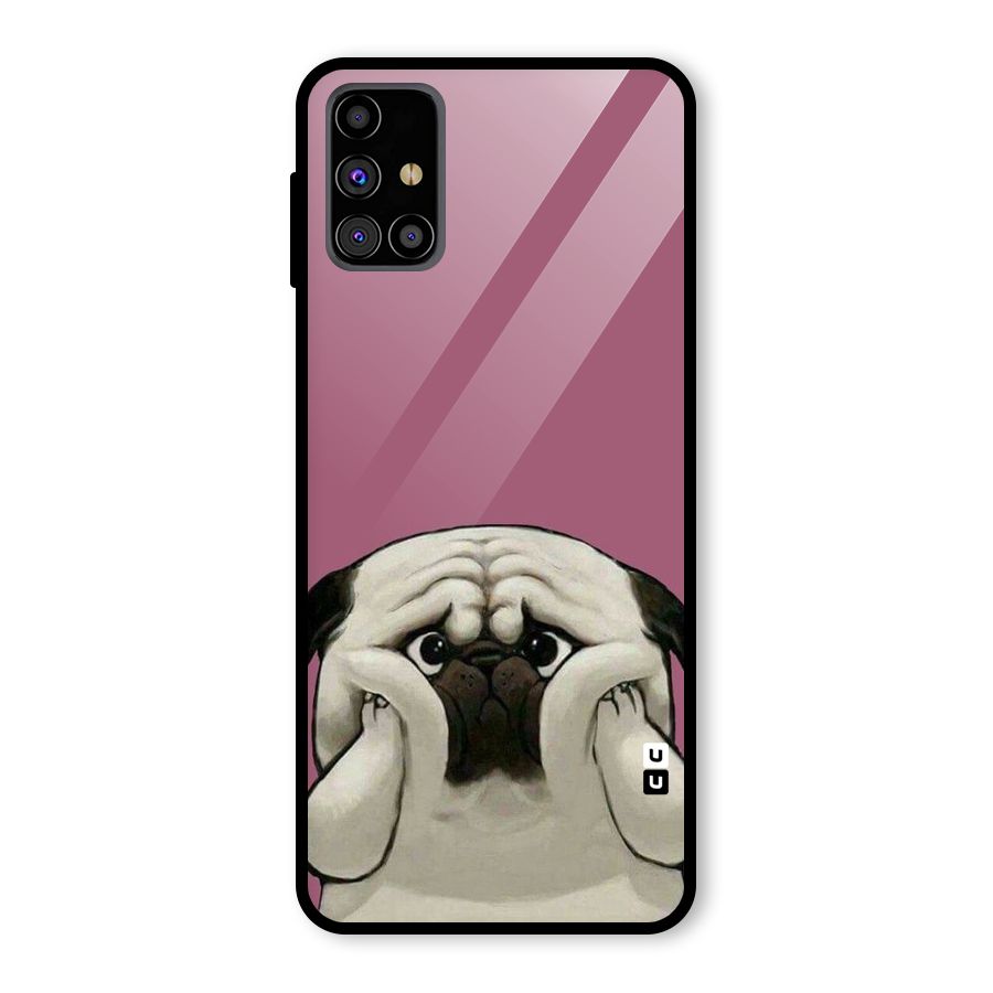 Chubby Doggo Glass Back Case for Galaxy M31s