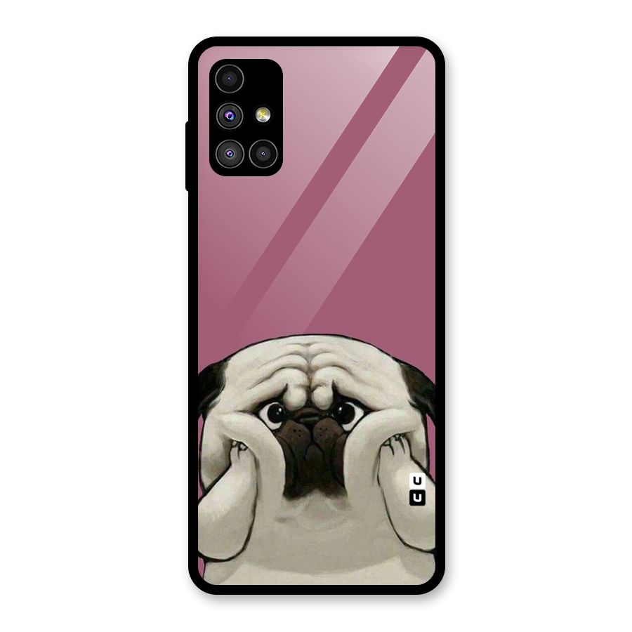 Chubby Doggo Glass Back Case for Galaxy M51