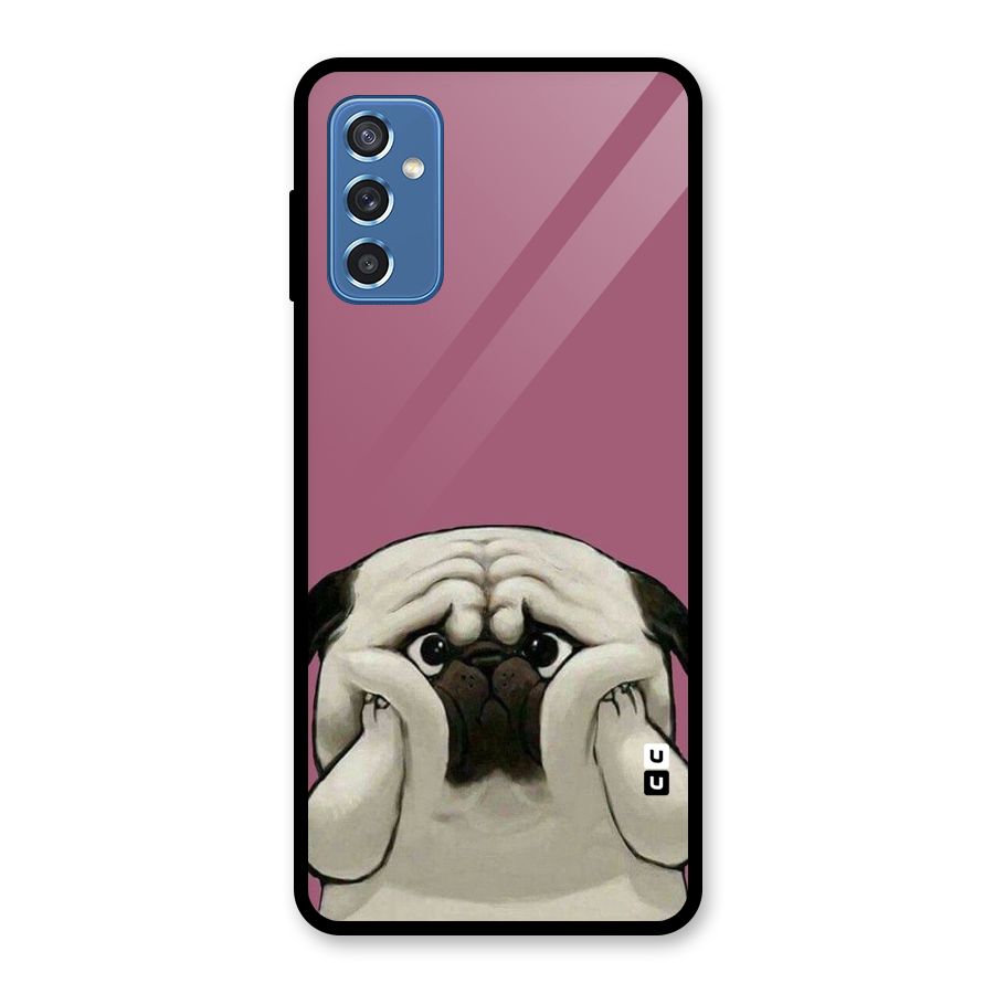 Chubby Doggo Glass Back Case for Galaxy M52 5G