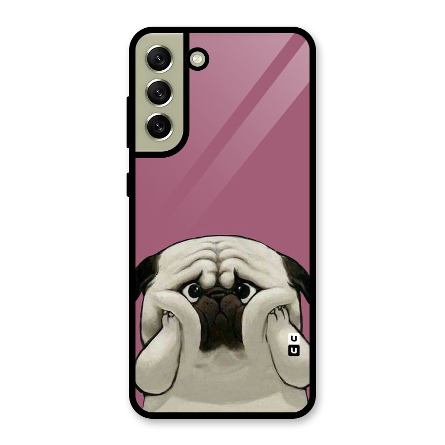 Chubby Doggo Glass Back Case for Galaxy S21 FE 5G