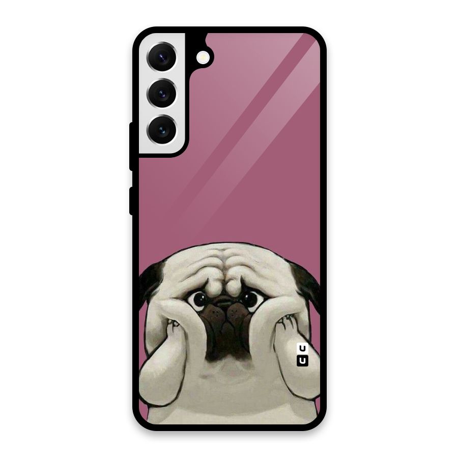 Chubby Doggo Glass Back Case for Galaxy S22 Plus 5G
